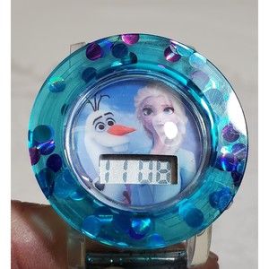 Frozen 2 Digital Glitter Silicone Strap Watch Kid's